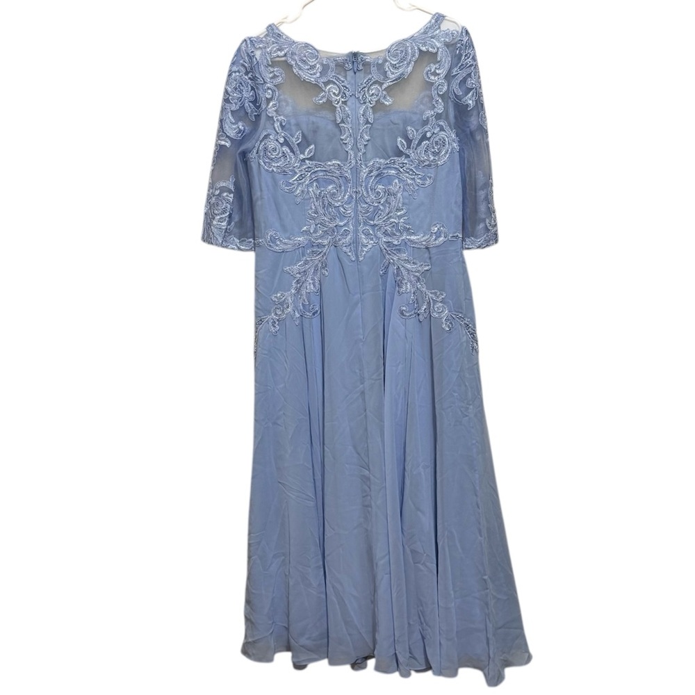 JJs House Mother of the Bride - Illusion neckline - light blue NEW - Picture 2 of 7